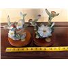 Image 6 : Qty 2 Heritage House Forever in Love Hummingbird Music Boxes