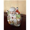 Image 2 : Laughing Buddha Figure w/ Children 5.5" x 6.5"H