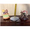 Image 9 : The Everlasting Rose on Stand, Lord's Prayer Dish & Children Figurine, Misc Sizes