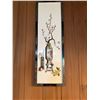 Image 5 : Qty 4 Asian Wall Panels w/ 3D Carved Vase & Floral Arrangements 12" x 36"