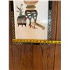 Image 8 : Qty 4 Asian Wall Panels w/ 3D Carved Vase & Floral Arrangements 12" x 36"
