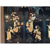 Image 2 : Asian 4-Panel Folding Screen w/ Figures & Pagoda 48" x 36"