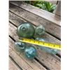 Image 3 : Qty 5 Japanese Glass Fishing Floats, Misc Sizes