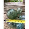 Image 5 : Qty 5 Japanese Glass Fishing Floats, Misc Sizes