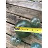Image 7 : Qty 5 Japanese Glass Fishing Floats, Misc Sizes