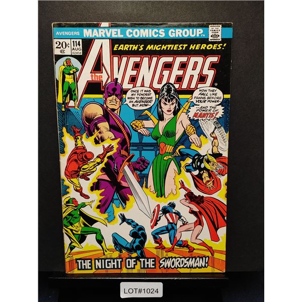 Avengers #114 (1973) KEY ISSUE
