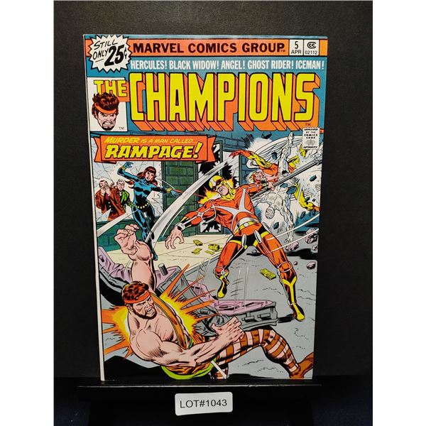 The Champions #5 (1976) KEY ISSUE (MVS INTACT)