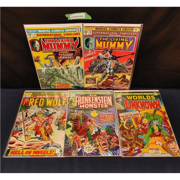 Assorted Bronze Age Marvel Horror Comics (1974)