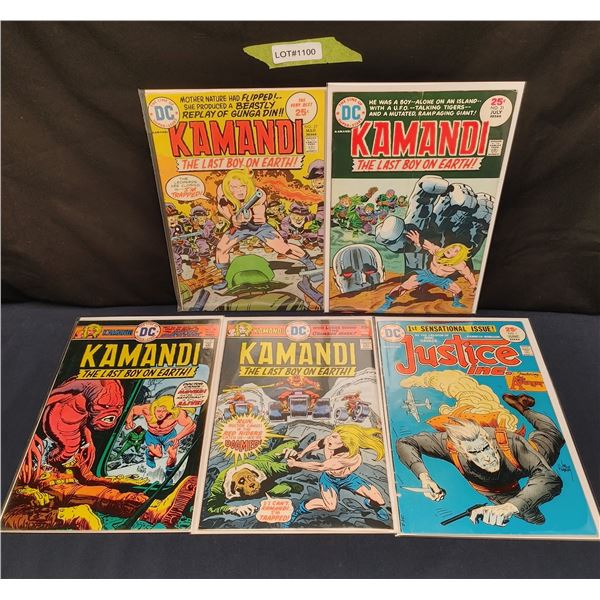 Kamandi  #27, 31, 35, 37, Justice Inc. #1 (Joe Kubert) (1974)