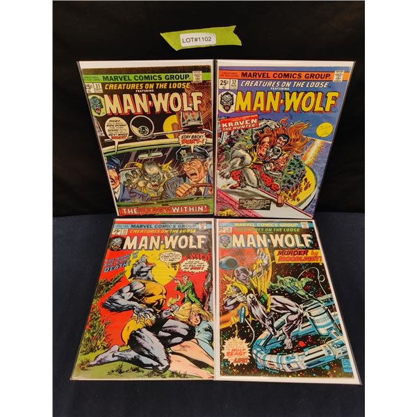 Creatures on The Loose #31, 32, 33, 36 (1971) Man-Wolf