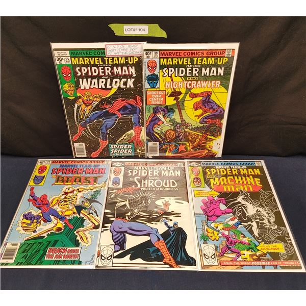 Marvel Team-Up #55(KEY), 89(KEY), 90, 94, 99 (1975)