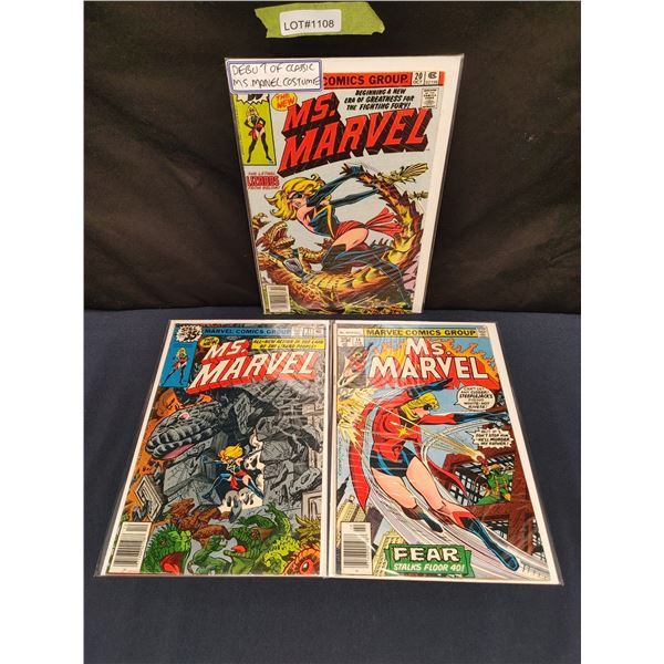 Ms., Marvel #20(KEY), 14, 21 (1977)