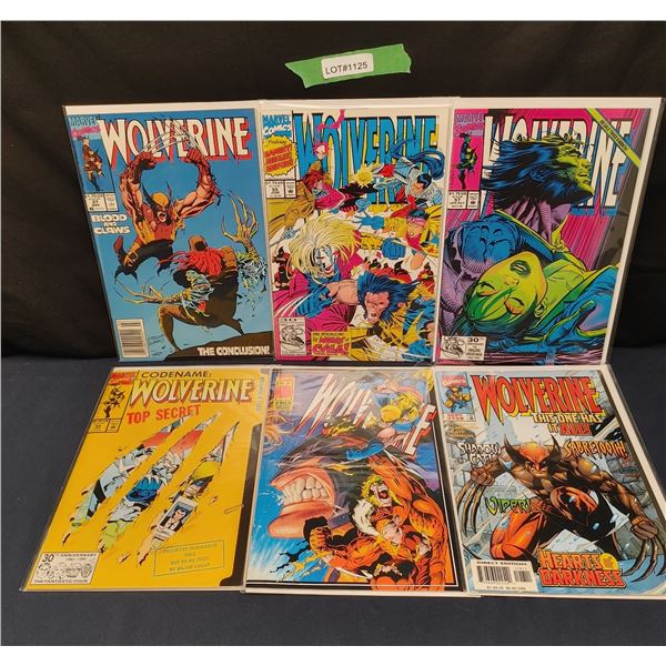 Wolverine # 37(KEY),50(KEY),  55, 57(KEY), 90, 108 (1990)