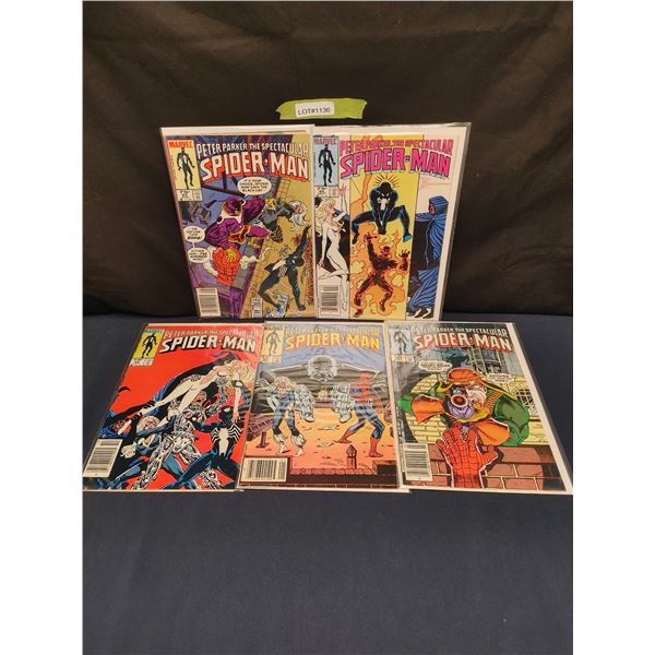 Spectacular Spider-Man(Canadian Price Variants) #93, #94(KEY), #95, #98(KEY), #104 (1984)