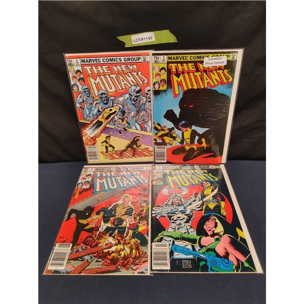 The New Mutants (Canadian Price Variants) #2, #3(KEY), #4, #5
