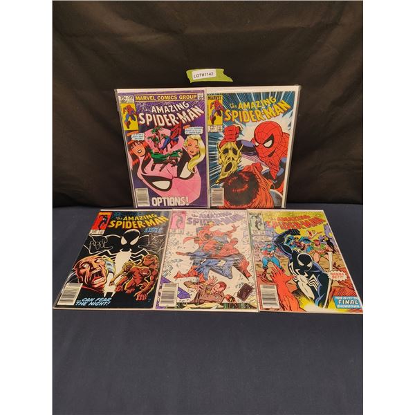 Amazing Spider-Man #243, #245(KEY), #255(KEY), #260, #270 (1990s) (Canadian Price Variants)