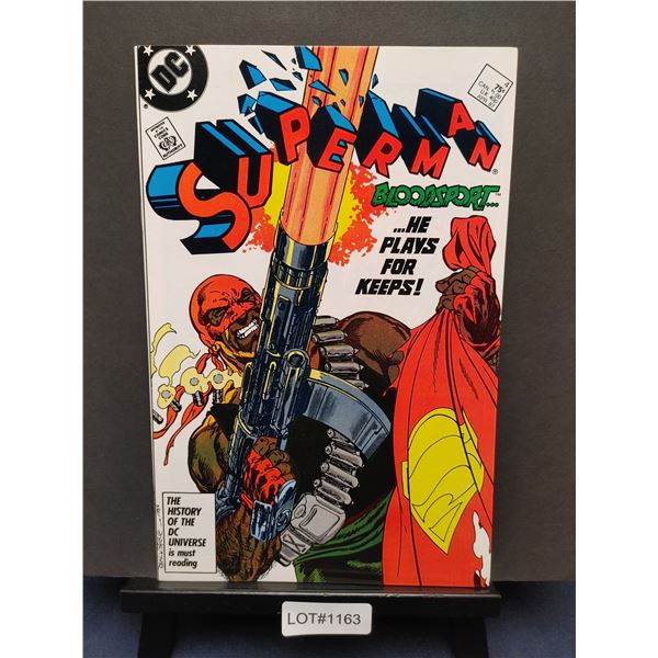 Superman #4 (1987) KEY
