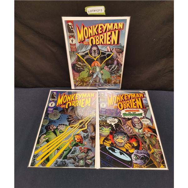 Monkeyman and O'Brien #1-3 (1996) Cover/Story/Art Arthur Adams (Complete set)