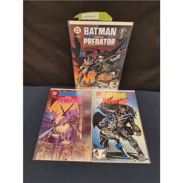 Batman Versus Predator #1-3 (1991) Complete set