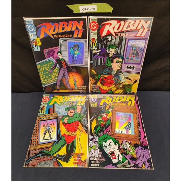 Robin II: The Jokers Wild! #1-4 A Holographic Covers  (1991) Complete Set