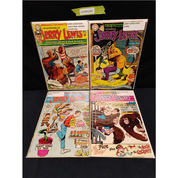 Silver Age Jerry Lewis #103, #106, #114, #123 (1969)