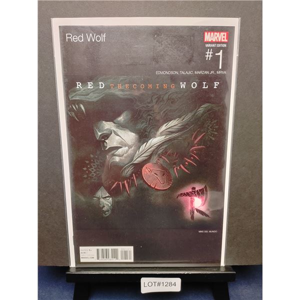 Red Wolf #1B (2015) Mike Del Mundo Hip-Hop Variant