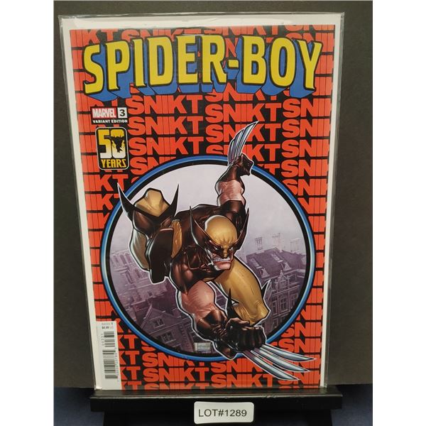 Spider-Boy #3C (2024) David Baldeon- Wolverine. (KEY) 1st Appearance Killionaire and Toy Soldier