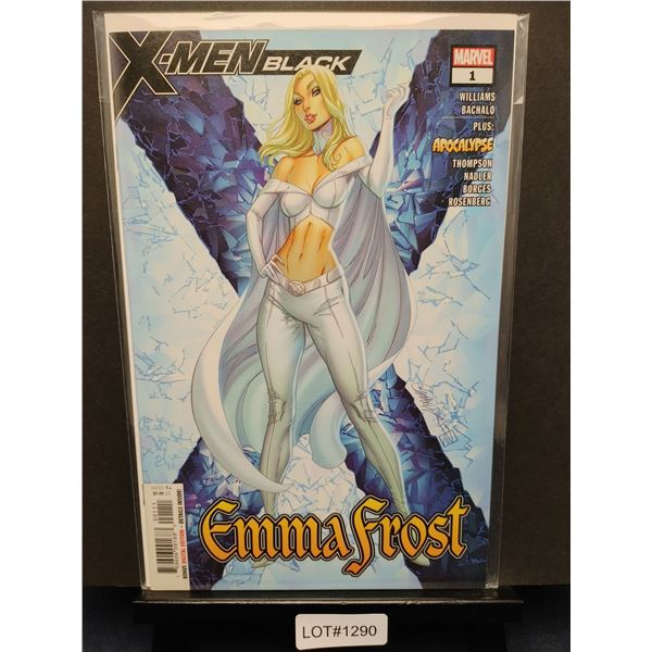 X-Men Black #1A (2018) J. Scott Campbell. (KEY) Emma Frost Becomes the new Black King of the Hellfir