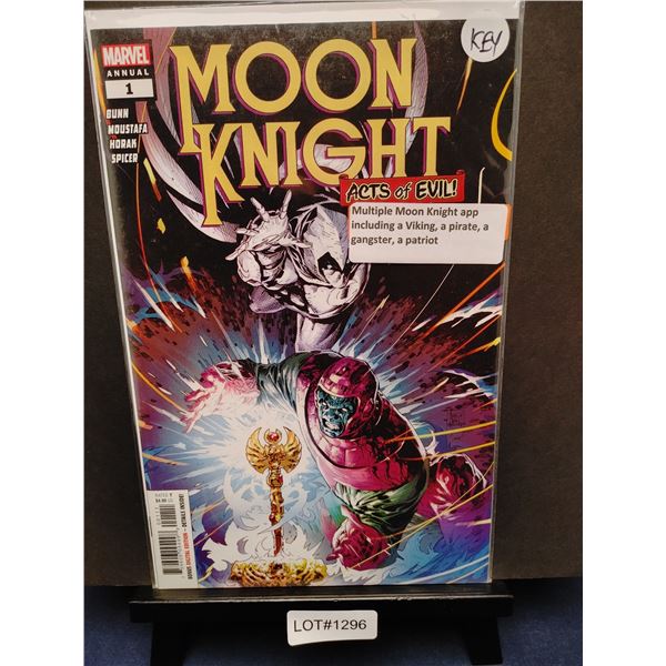 Moon Knight: Annual #1A (2019) Rod Reis (KEY) 1st Appearance Multiple Moon Knights throughout Time