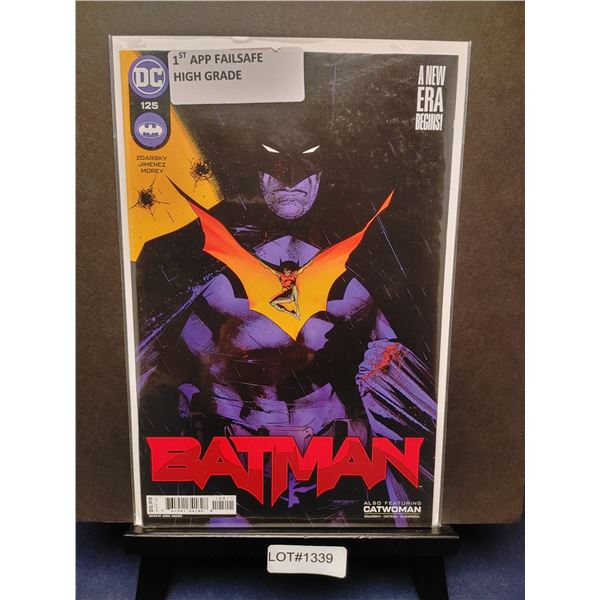 Batman #125 (2022) (KEY) 1st Appearance Failsafe. Jorge Jimenez