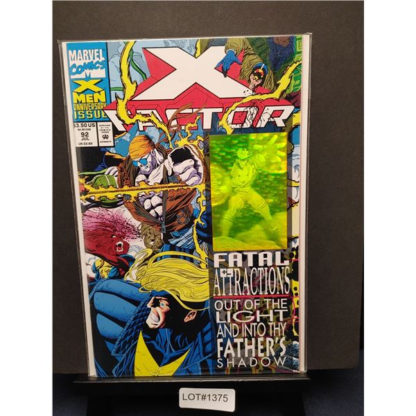 X-Factor #92 (1993) 1st Appearance Exodus. Joe Quesada Wraparound Cover