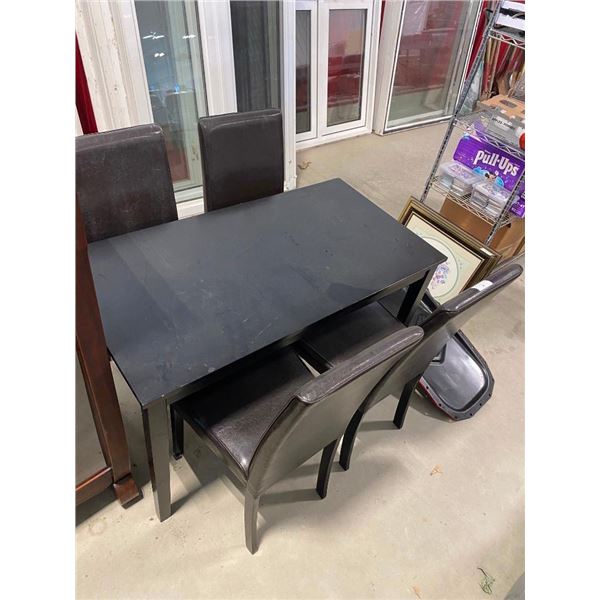 24X45 INCH TABLE WITH 4 CHAIRS