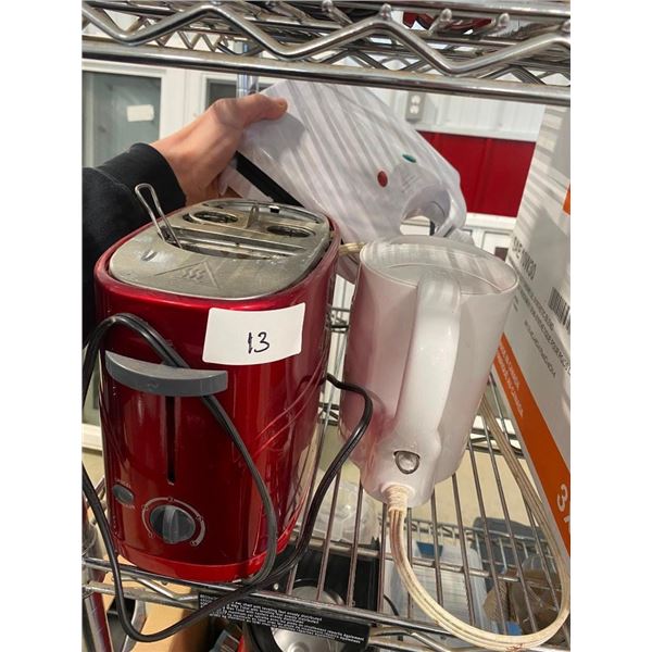 HOT DOG COOKER, TOASTER AND WAFFLE MAKER