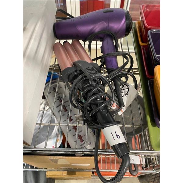 HAIR CURLER AND HAIR DRYER