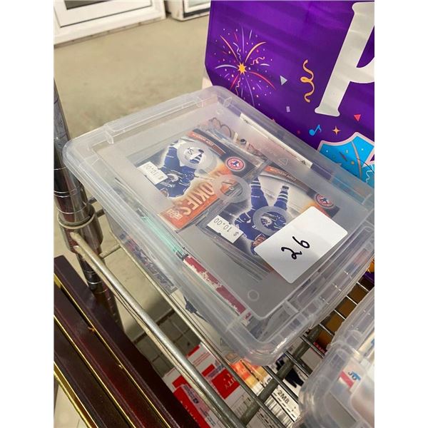 BOX OF HOCKEY CARDS