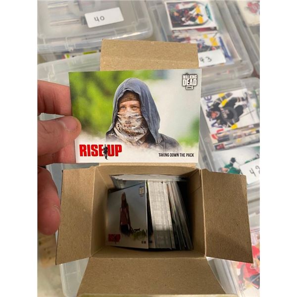 BOX OF WALKING DEAD CARDS