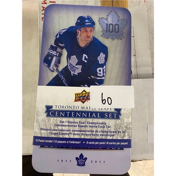COLLECTABLE CENTENNIAL MAPLE LEAFS CARD SET