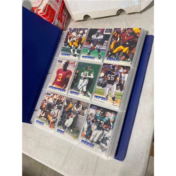 BINDER OF ASSORTED SPORTS CARDS