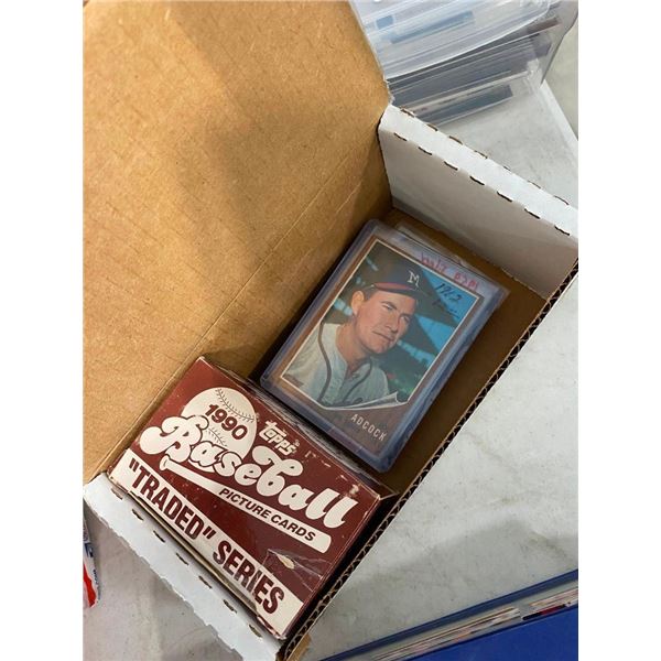 BOX OF BASEBALL CARDS