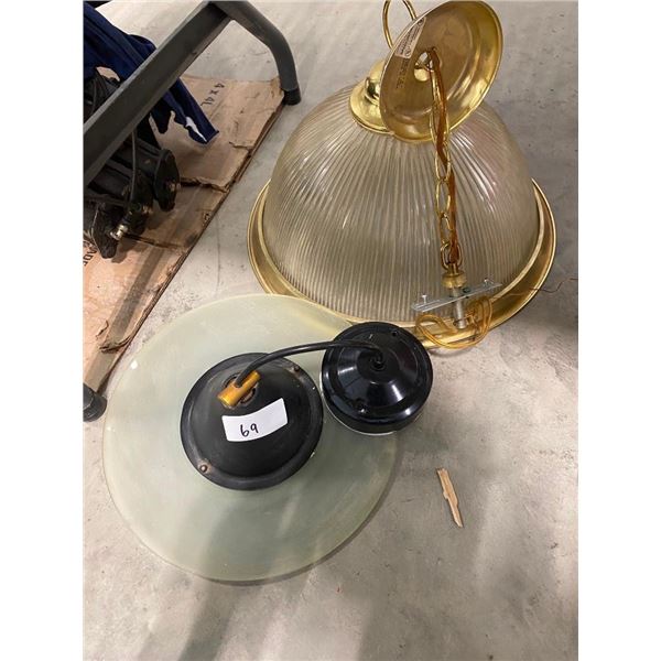 TWO LIGHT FIXTURES