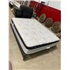 Image 1 : DOUBLE SIZED MATTRESS WITH PLATFORM BEDFRAME