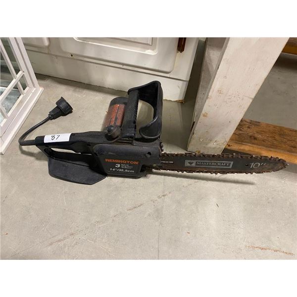 10IN ELECTRIC CHAINSAW- USED
