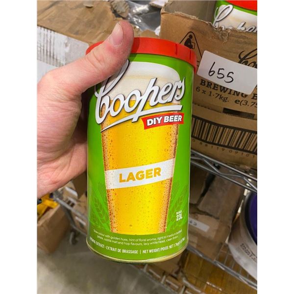 6 CANS OF COOPERS DIY BEER KIT