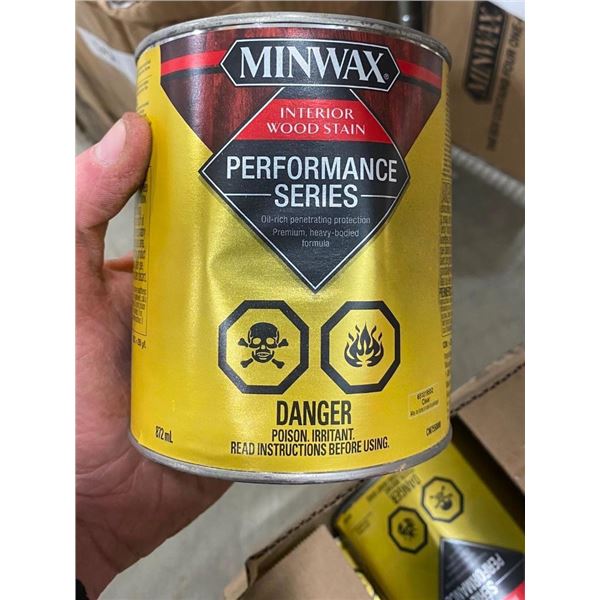 4 CANS OF MINWAX INTERIOR WOOD STAIN