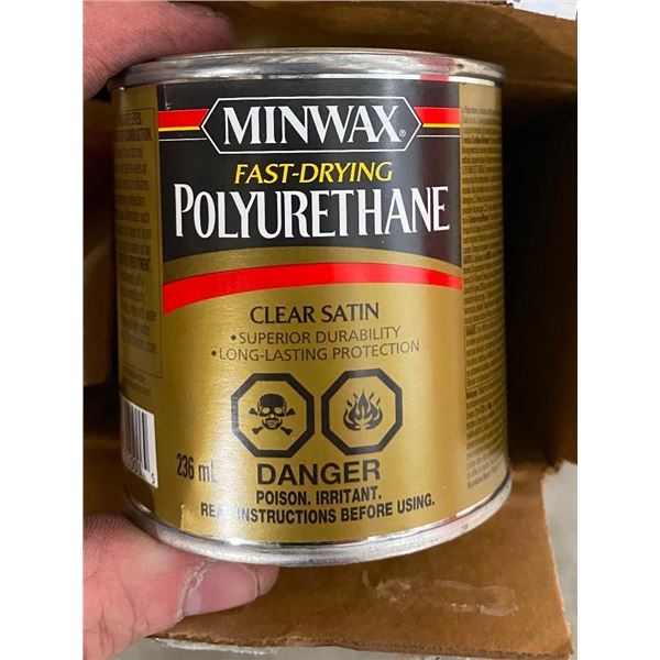 4 CANS OF MINWAX FAST-DRYING POLYURETHANE