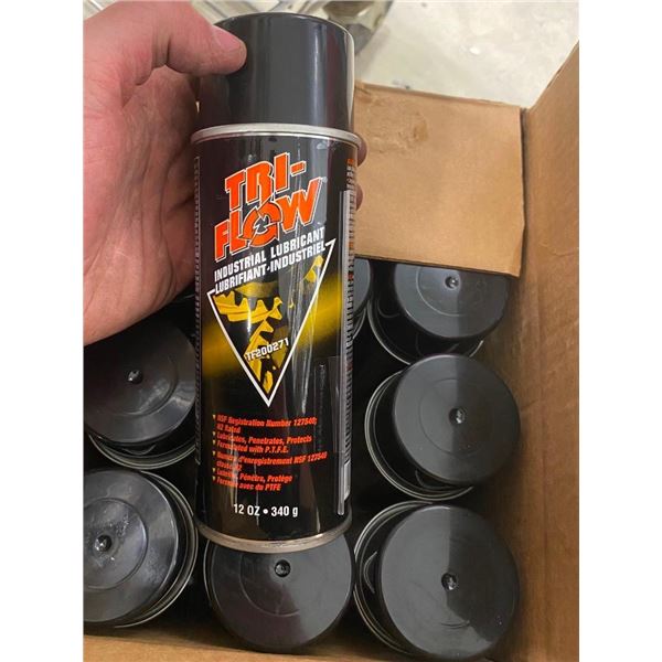 12 CANS OF TRI-FLOW INDUSTRIAL LUBRICANT