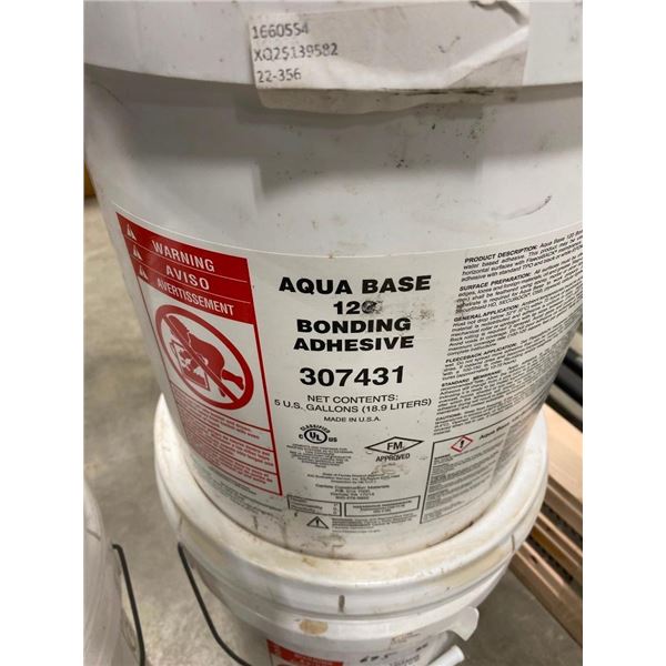 5 GALLONS OF AQUABASE 120 ADHESIVE