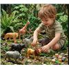 Image 1 : Prextex Safari Animals Playset 9 Piece