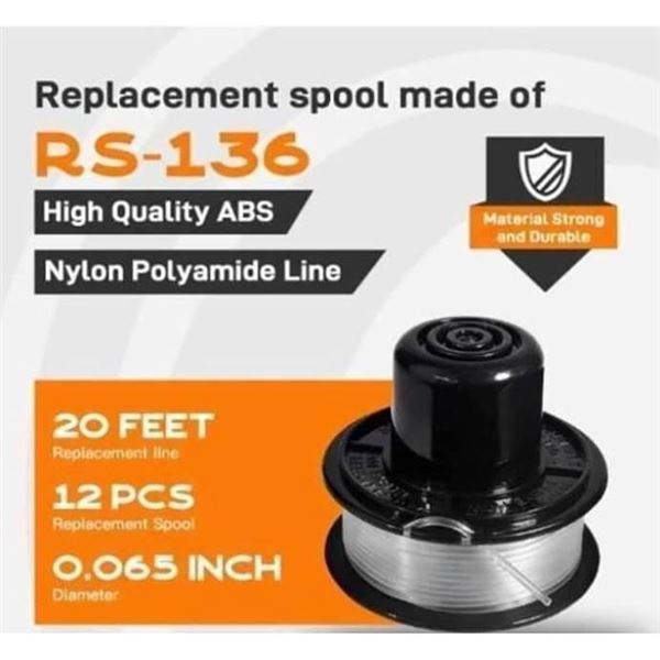 2 Black+Decker RS-136 Bump Feed Spools