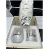 Image 3 : Parent Gift Set with Glasses and Towel